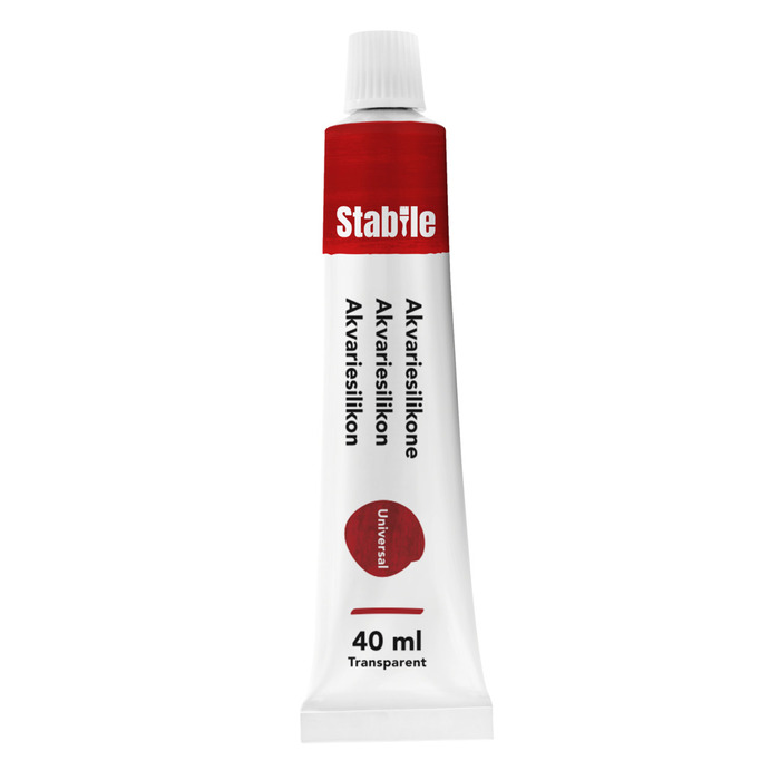 Akvariesilikon transparent 40 ml - Stabile